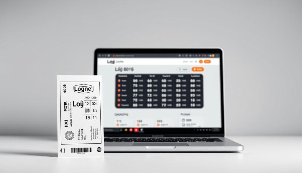 A sleek, modern online lottery interface with a bold, minimalist design. In the foreground, a stylized representation of a traditional Vietnamese lô đề lottery ticket, its numbers and symbols rendered in a clean, digital aesthetic. The middle ground features a laptop or mobile device displaying the lô đề online platform, showcasing its user-friendly layout and real-time updates. The background is a subdued, neutral tone, allowing the technology-driven elements to take center stage. The overall mood is one of sophistication, efficiency, and the seamless integration of traditional Vietnamese gaming culture with contemporary digital innovation.